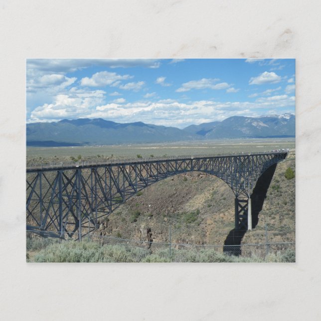 Rio Grande Gorge Bridge Vykort (Framsida)