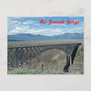 Rio Grande Gorge Bridge Vykort