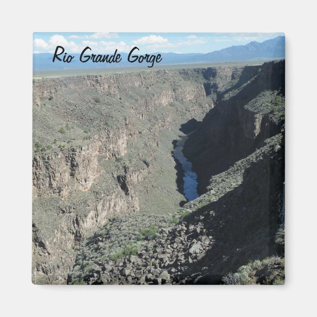 Rio Grande Gorge Magnet (Framsidan)