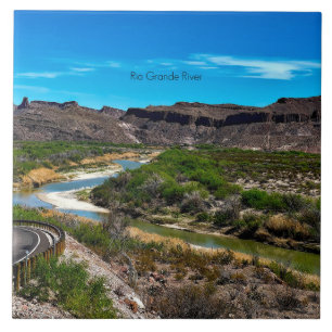 Rio Grande River, Texas Kakelplatta