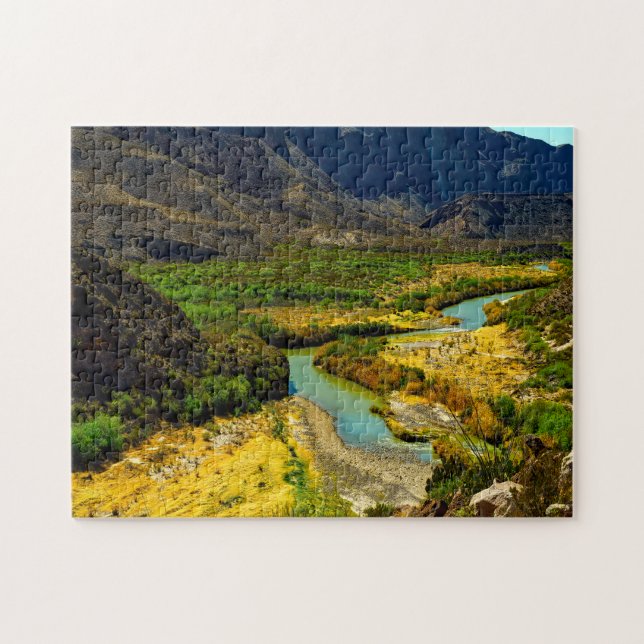 Rio Grande River Texas. Pussel (Horisontell)