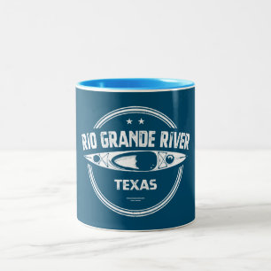 Rio Grande River, Texas Två-Tonad Mugg