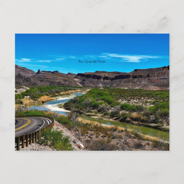 Rio Grande River, Texas Vykort (Framsida)