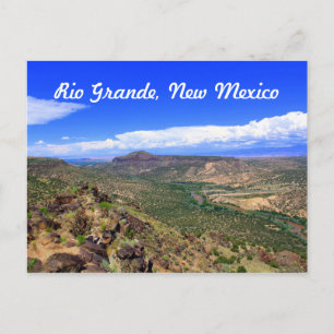 Rio Grande River, vykort för landskapet New mexico