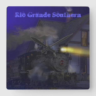 Rio Grande tar tid på den sydliga väggen Fyrkantig Klocka
