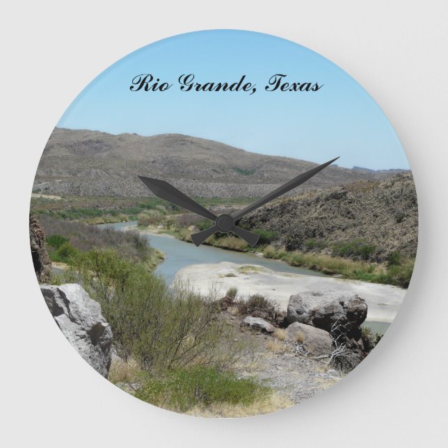 Rio Grande Texas Stor Klocka (Framsida)