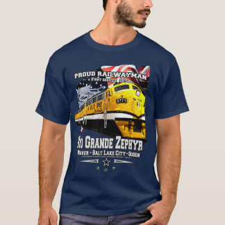 Rio Grande Zephyr Denver Ogden tåg T Shirt
