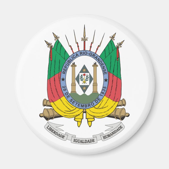 Rio Grandedo Sul, Brasilien Magnet (Framsidan)