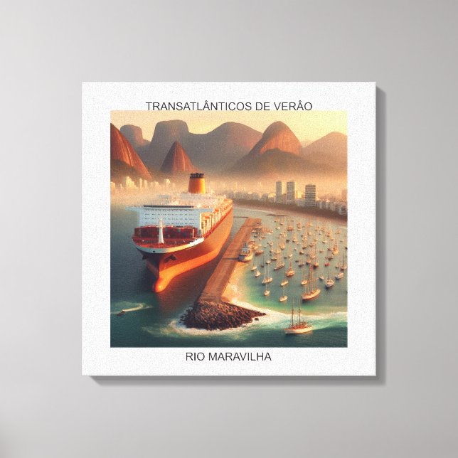 RIO MARAVILHA - Impressão em tela Canvastryck (Framsida)