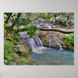 Rio Mesillos i San Luis Potosi, Mexiko poster