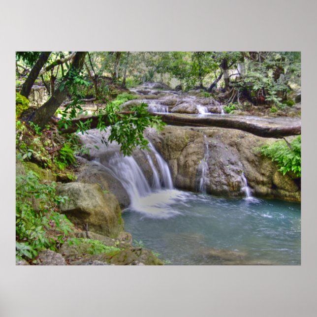 Rio Mesillos i San Luis Potosi, Mexiko poster (Framsidan)