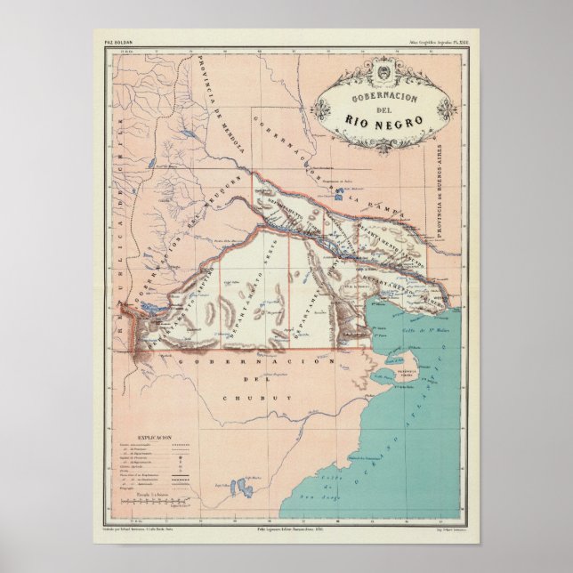 Rio Negro, Argentina Poster (Framsidan)