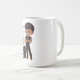 Rio och Caden från Bättre tillsammans Kaffemugg