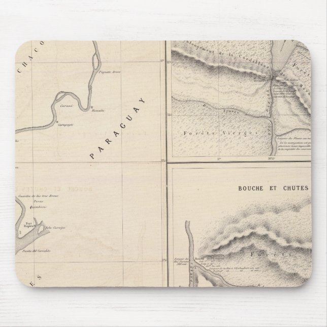 Rio Paraguay-chutes, Rio Parana i Iguazu Musmatta (Framsidan)