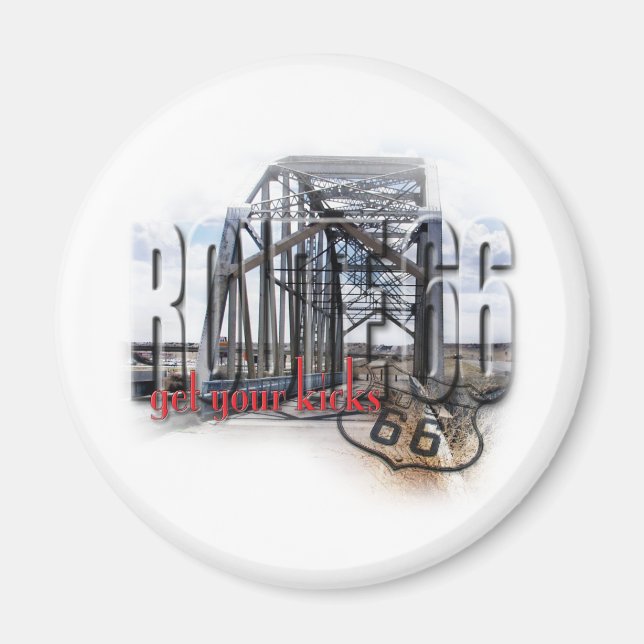 Rio Puerco Bridge - Route 66 Magnet (Framsidan)