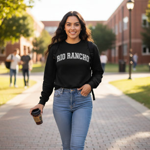 RIO RANCHO Universitetstematisk Amerikansk College Lång Ärmad Tröja