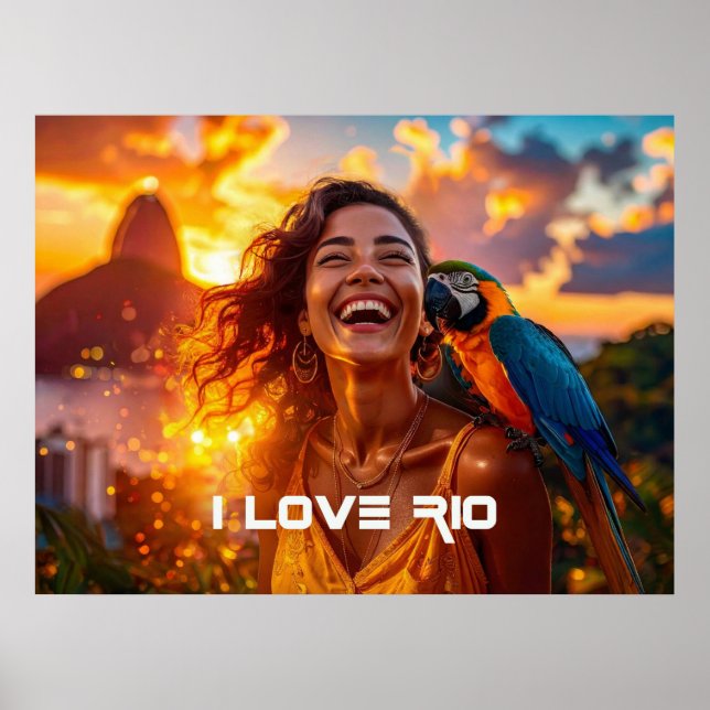 RIO - RIO DE JANEIRO POSTER (Framsidan)