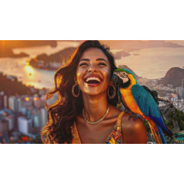 RIO ROCKS - BRAZIL T SHIRT