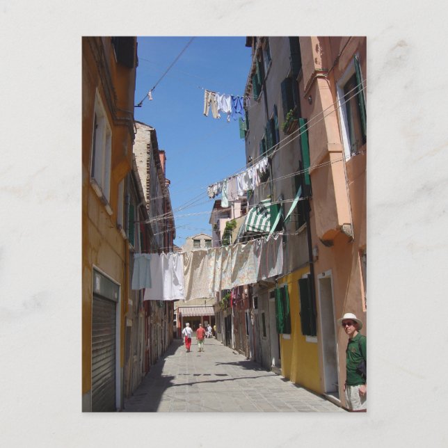 Rio San Guiseppe, Venedig 4 Vykort (Framsida)