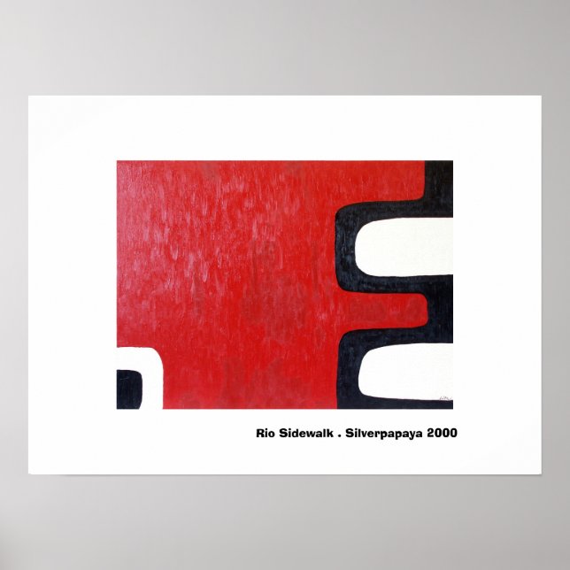 Rio Sidepromenad. Silverpapaya 2 000 Poster (Framsidan)