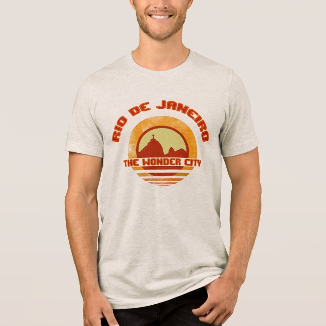Rio sommar  t-shirt i triblend-tyg (Framsida)