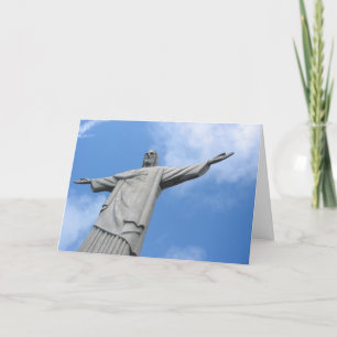 rio statue helgkort