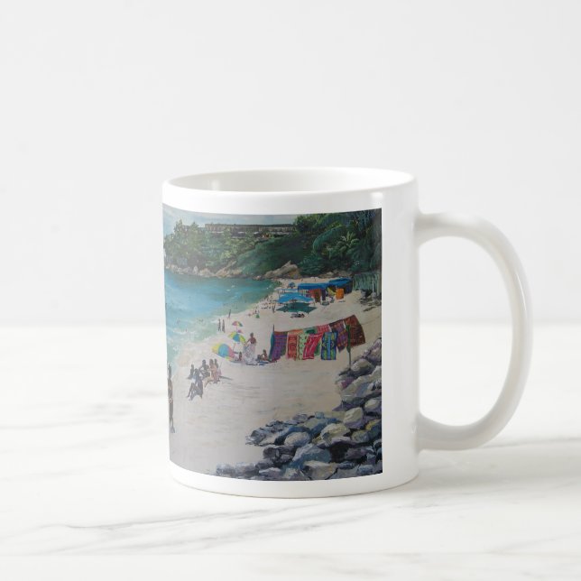 Rio strand, Rio Beachby Sylvia LeDoux Kaffemugg (Höger)