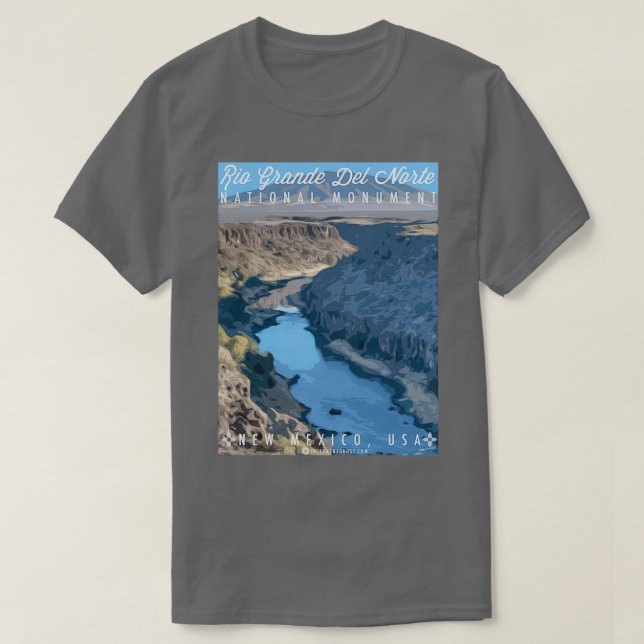 Riogrande del Norte nationalmonument T Shirt (Design framsida)