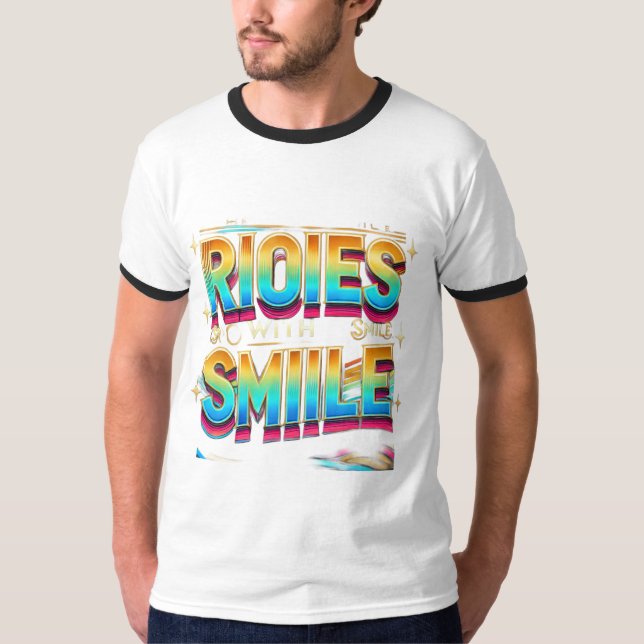 Rioies med smiil t shirt (Framsida)