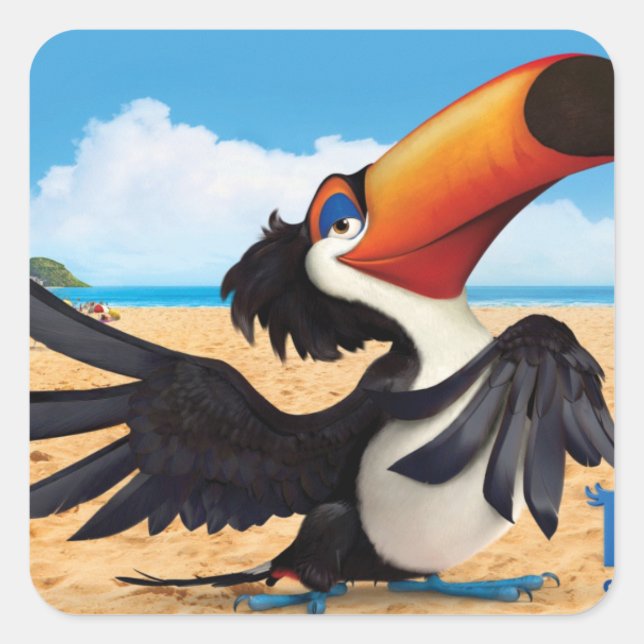 Rioklistermärken Fyrkantigt Klistermärke (Framsida)