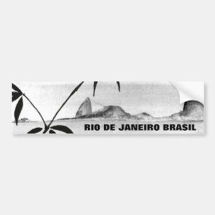 Riolandskap i b&w bildekal
