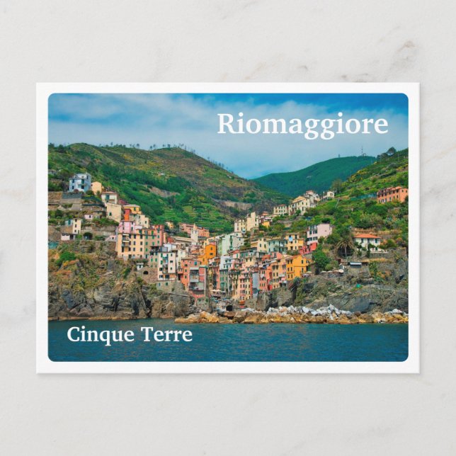 RIOMAGGIORE - Cinque Terre - Italien - SEA Vykort (Framsida)