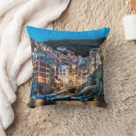 Riomaggiore Cinque Terre La Spezia Italien Panoram Kudde
