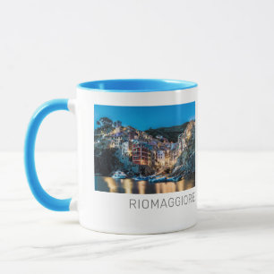 Riomaggiore Cinque Terre La Spezia Italien Panoram Mugg