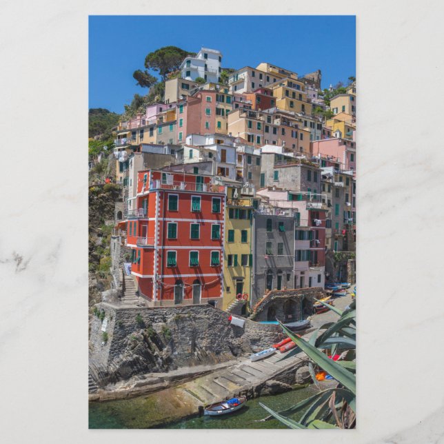 Riomaggiore Cinque Terre Liguria Italien (Framsida)