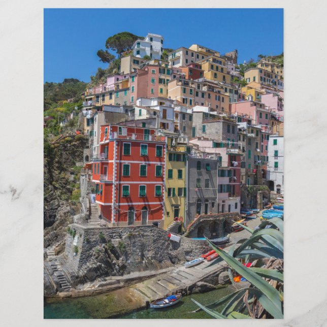 Riomaggiore Cinque Terre Liguria Italien (Framsida)