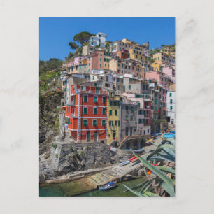 Riomaggiore Cinque Terre Liguria Italien Vykort