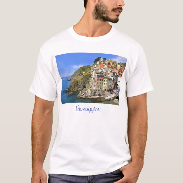 Riomaggiore, Cinqueterre T-shirt (Framsida)