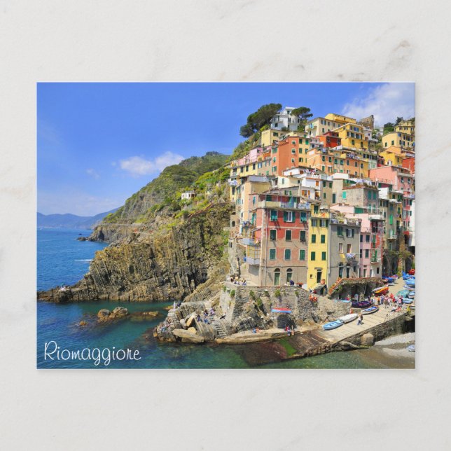Riomaggiore, Cinqueterre Vykort (Framsida)