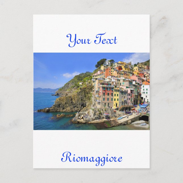 Riomaggiore, Cinqueterre Vykort (Framsida)