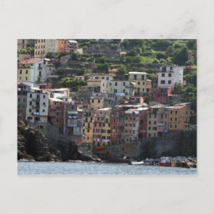 Riomaggiore-hamn Vykort
