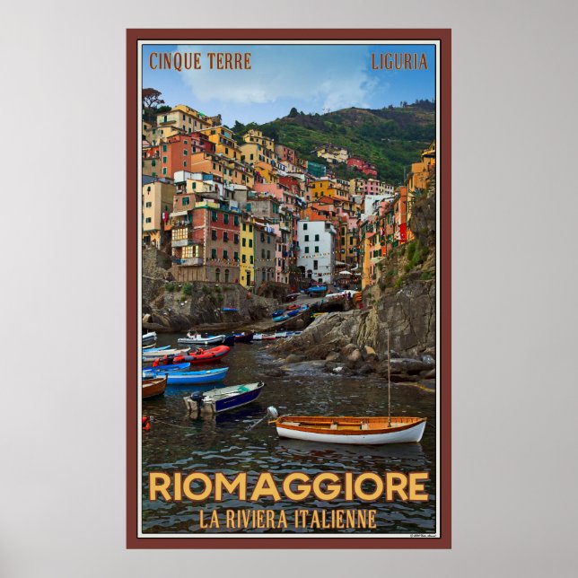 Riomaggiore Harbor Poster (Framsidan)