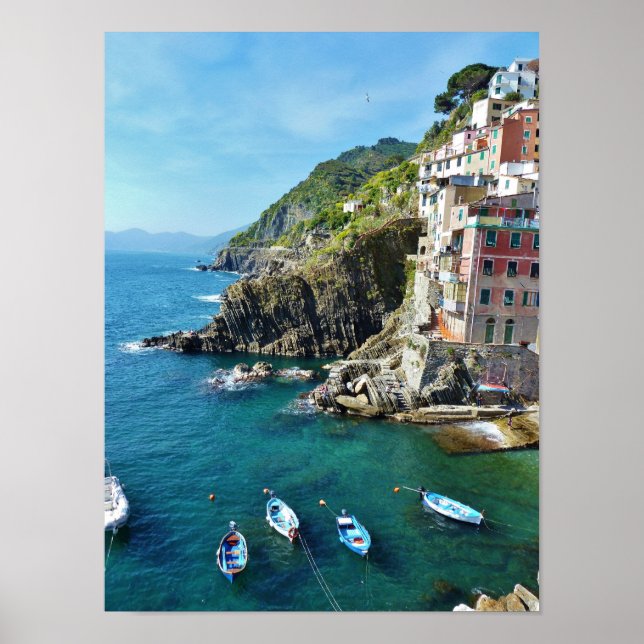 Riomaggiore Harbor Poster (Framsidan)