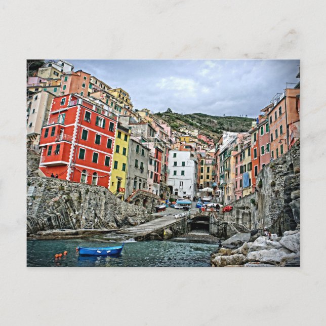 Riomaggiore, Italia - filmens vykort (Framsida)