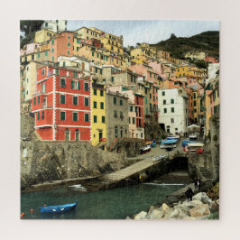 Riomaggiore, Italien - Cinque Terre -20 x 20 tum Pussel