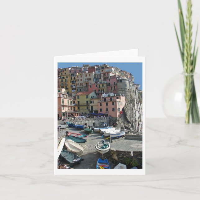 Riomaggiore italien kort (Framsida)