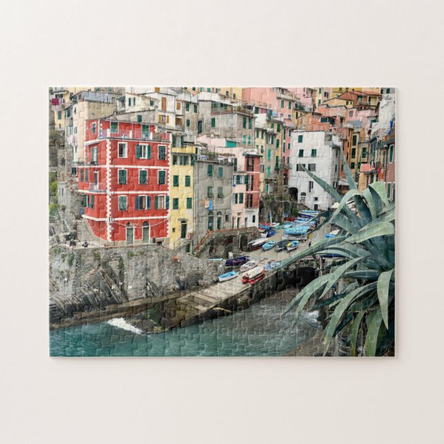 Riomaggiore, Italien Pussel (Horisontell)