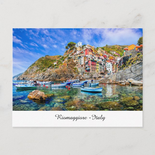 Riomaggiore Italien Vykort (Framsida)