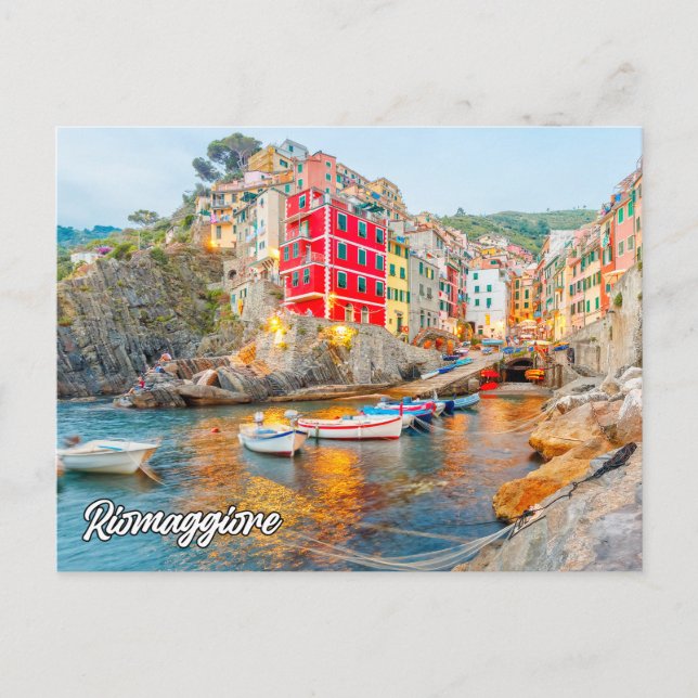 Riomaggiore, Italien Vykort (Framsida)