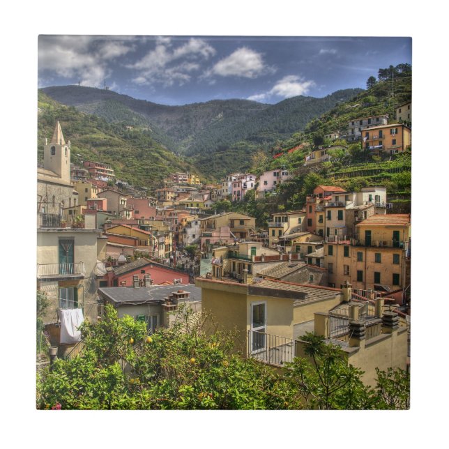 Riomaggiore Kakelplatta (Framsidan)